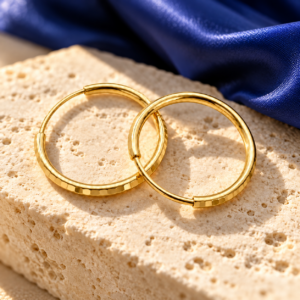 Classic Tube Hoops, CESTELI 14K Yellow Gold